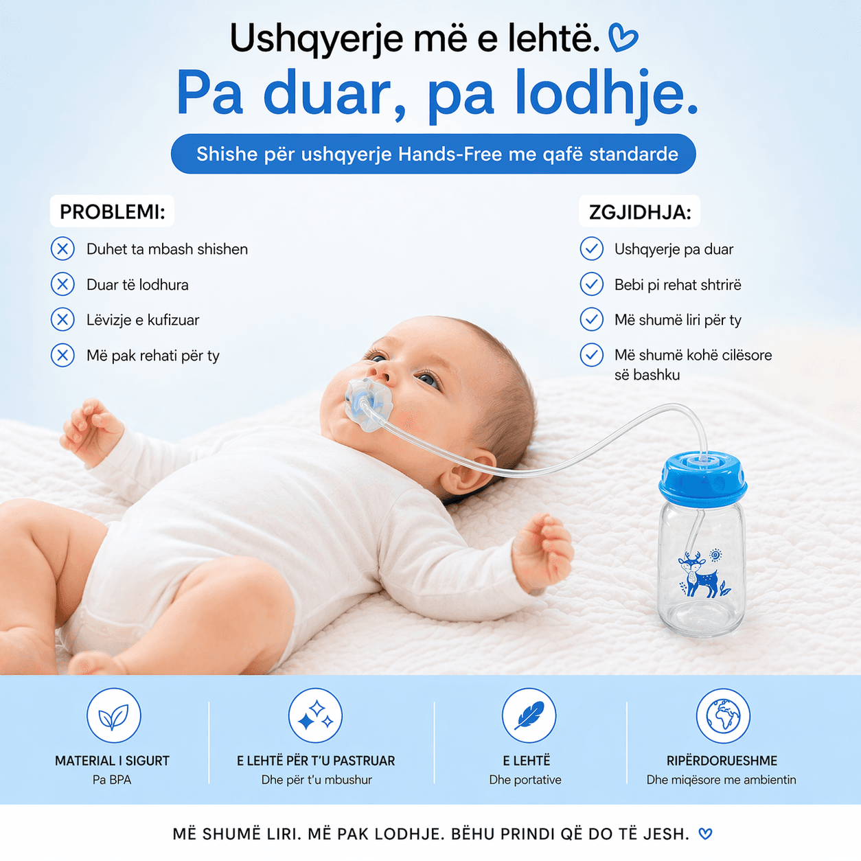 Hands Free Baby Feeding Bottle — image 4